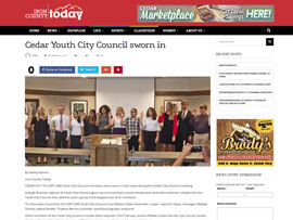 Iron County Today Website of Cedar City Youth Council sworn in